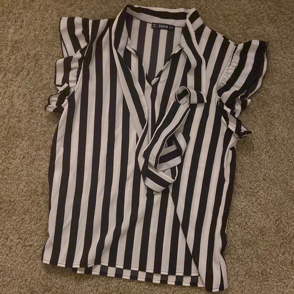 SHEIN stripe shirt Xs - Picture 1 of 5